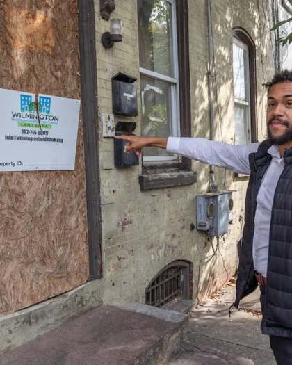 Branden advocating for housing justice in Wilmington